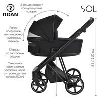 Коляска 2 в 1 Roan Sol
