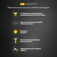 Детское автокресло Osann FLUX ISOFIX, гр. 1/2/3 (9-36 кг)