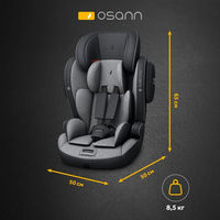 Детское автокресло Osann FLUX ISOFIX, гр. 1/2/3 (9-36 кг)