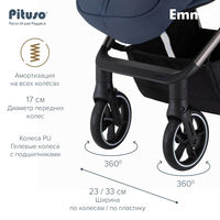 Прогулочная коляска Pituso Emma/PU