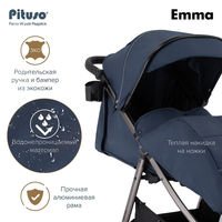 Прогулочная коляска Pituso Emma/PU