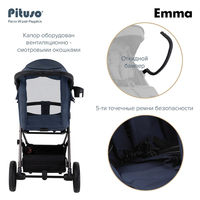 Прогулочная коляска Pituso Emma/PU