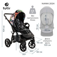 Детская коляска 2 в 1 Tutis Nanni 7 NEW