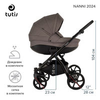 Детская коляска 3 в 1 Tutis Nanni 7 NEW