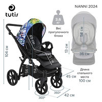 Детская коляска 3 в 1 Tutis Nanni 7 NEW