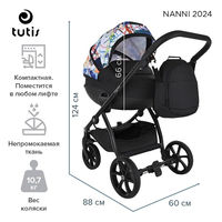 Детская коляска 2 в 1 Tutis Nanni 7 NEW