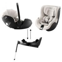 Комплект 3 в 1 Britax Roemer Baby-Safe Pro, гр.0+ (0-13 кг) + База Vario Base 5Z +Dualfix 5Z Lux