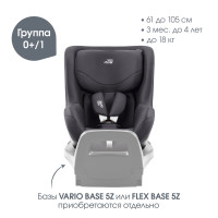 Автокресло Britax Roemer Dualfix 5Z Classic,гр. 0+/1 (0-18 кг)