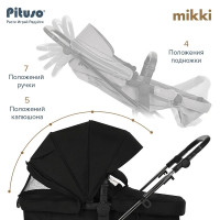 Коляска - трансформер Pituso Mikki/PU