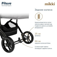 Коляска - трансформер Pituso Mikki/PU