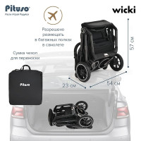 Прогулочная коляска Pituso Wicki/PU