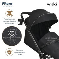 Прогулочная коляска Pituso Wicki/PU