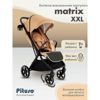 Прогулочная коляска Pituso Matrix/PU (большие колеса)
