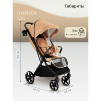 Прогулочная коляска Pituso Matrix/PU (большие колеса)
