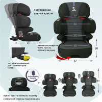 Автокресло Renolux Renofix, гр. 2/3 (15-36 кг)