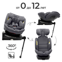 Автокресло Agex Comfort i-Fix 360 New, гр. 0/1/2/3 (0-36 кг)