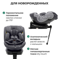 Автокресло Agex Comfort i-Fix 360 New, гр. 0/1/2/3 (0-36 кг)