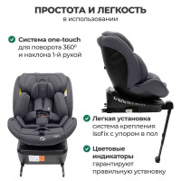 Автокресло Agex Comfort i-Fix 360 New, гр. 0/1/2/3 (0-36 кг)