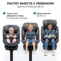 Автокресло Agex Comfort i-Fix 360 New, гр. 0/1/2/3 (0-36 кг)
