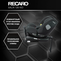 Автокресло Recaro Salia 125 Kid, гр. 0/1/2 (0-25 кг)