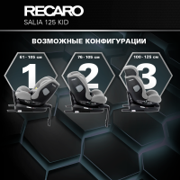 Автокресло Recaro Salia 125 Kid, гр. 0/1/2 (0-25 кг)