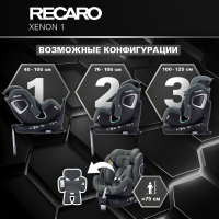 Автокресло Recaro Xenon 1, гр. 0/1/2 (0-25 кг)