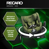 Автокресло Recaro Xenon 1 Kid, гр. 0/1/2 (0-25 кг)