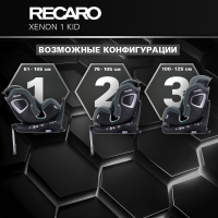 Автокресло Recaro Xenon 1 Kid, гр. 0/1/2 (0-25 кг)