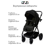 Коляска - трансформер 3 в 1 Izzi