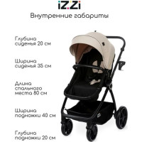 Коляска - трансформер 3 в 1 Izzi