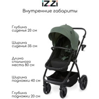 Коляска - трансформер 2 в 1 Izzi