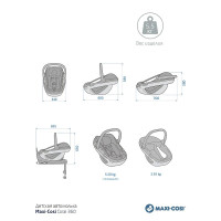 Автокресло Maxi-Cosi Coral 360, гр.0+ (0-13 кг)