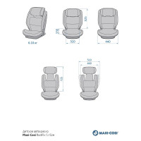 Автокресло Maxi-Cosi RodiFix S i-Size, гр. 2/3 (15-36 кг)