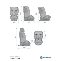 Автокресло Maxi-Cosi Titan Pro 2 i-Size, гр.1/2/3 (9-36 кг)