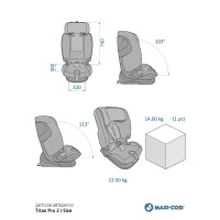 Автокресло Maxi-Cosi Titan Pro 2 i-Size, гр.1/2/3 (9-36 кг)