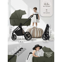 Детская коляска 3 в 1 Sweet Baby SBL Elegante Therma Colore