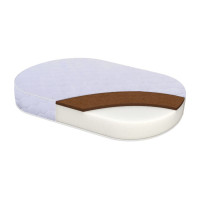 Матрас в кроватку Sweet Baby COCOS DeLuxe овальный р.125x75х12