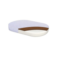 Матрас в кроватку Sweet Baby COCOS Comfort овальный 125X75х10